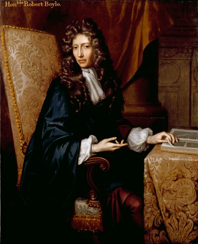 Portret van de Hon. Robert Boyle, ca. 1689 door Peter (school of) Lely