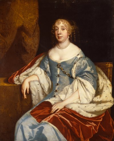 Portret van Anne Lady Rivers door Peter (studio of) Lely