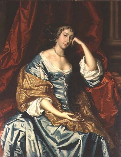 Portret van een Zittende Dame door Peter (studio of) Lely