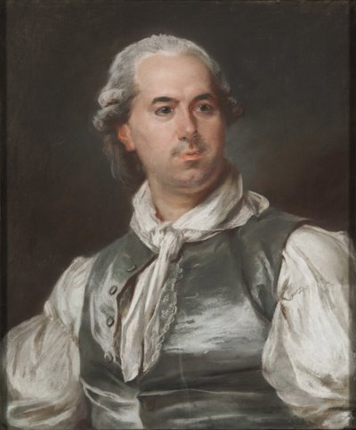 Portret van Hubert Robert (1733-1808) door Peter Adolf Hall