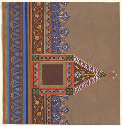 Decorontwerp voor Brooklyn Library door Peter Bonnett Wight