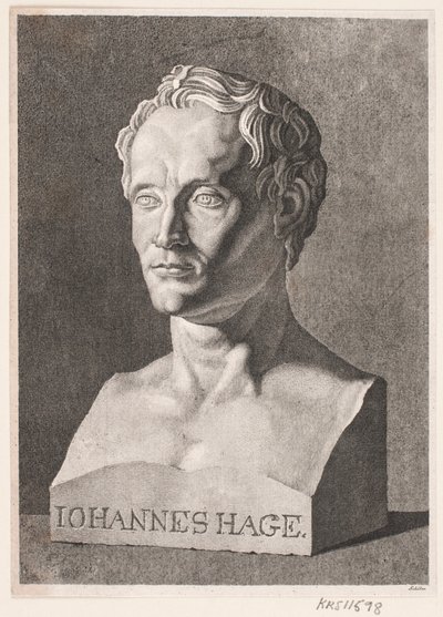 Johannes Hage door Peter Christian Schøler