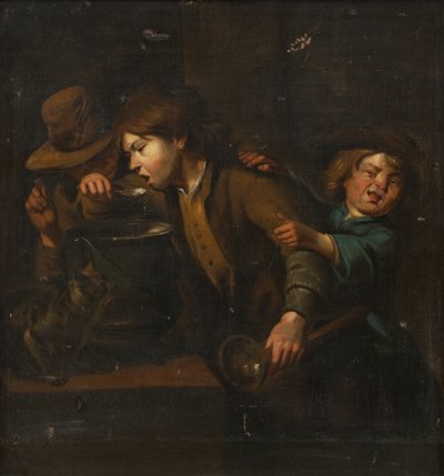 De jongens om de pap door Peter Cramer
