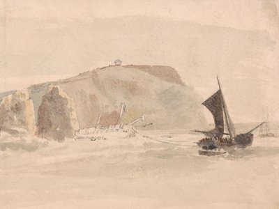 Scheepswrak bij de Needles, Isle of Wight door Peter DeWint