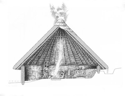 Bronstijd Ronde Huis door Peter Dunn