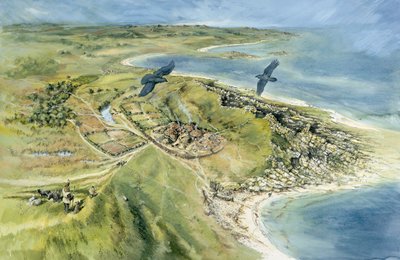 Nornour, Scilly-eilanden, 500 v.Chr., ca. 1990-2010 door Peter Dunn