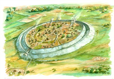 Oude Sarum, IJzertijd, ca. 1990-2010 door Peter Dunn