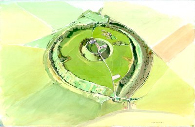 Oud Sarum door Peter Dunn