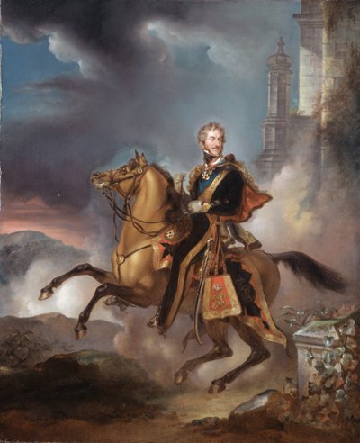 Luitenant-generaal Henry William Paget (1768-1854) c.1815 door Peter Eduard Stroehling
