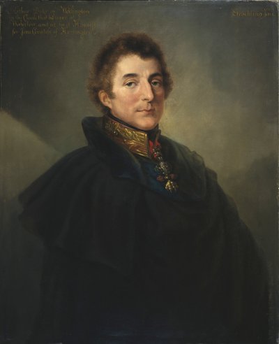 Veldmaarschalk Arthur Wellesley, KG GCB (1769-1852), 1e Hertog van Wellington, 1820 door Peter Edward Stroehling