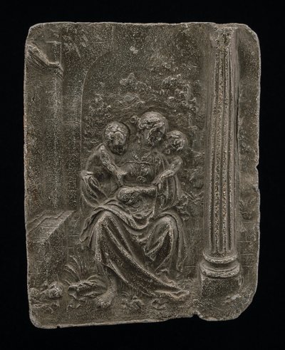 Liefdadigheid, 1540-1545 door Peter Flötner