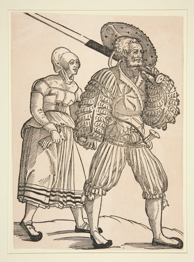 Soldaat en Vrouw door Peter Flötner