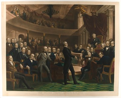 De Senaat van de Verenigde Staten door Peter Frederick Rothermel