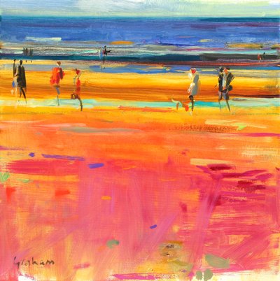 Boulevard de la Plage, 2011 door Peter Graham (Contemporary)