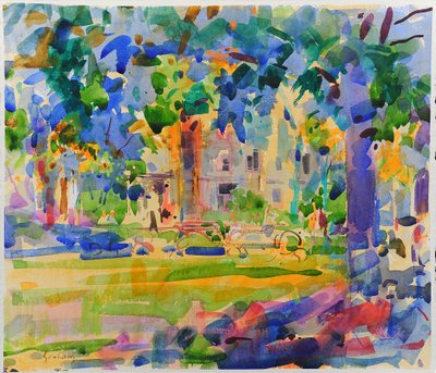Cedar Hill Manhattan door Peter Graham (Contemporary)