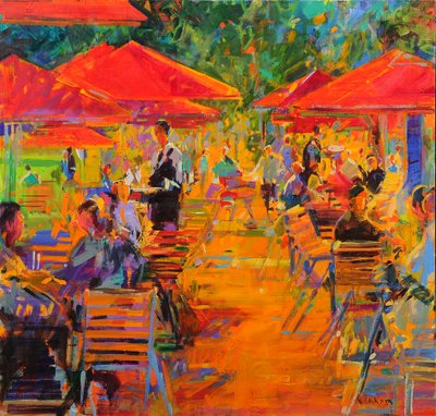 Le Jardin des Tuileries door Peter Graham (Contemporary)