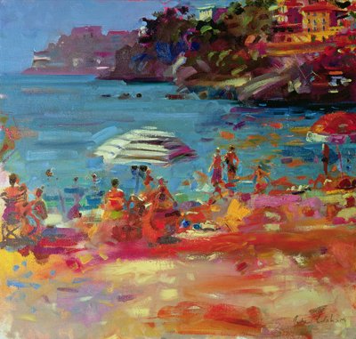 Kust van Monaco, 2000 door Peter Graham (Contemporary)