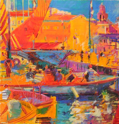 Saint Tropez in mei 2020 door Peter Graham (Contemporary)
