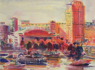 De South Bank, 2002 door Peter Graham (Contemporary)