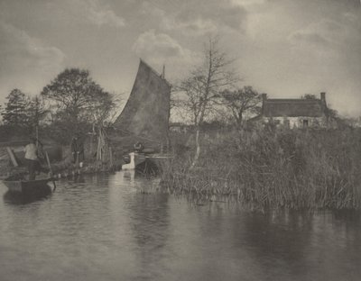 Een Huisje van een Brede Man, 1886 door Peter Henry Emerson, Thomas Frederick Goodall