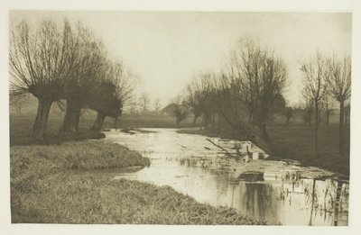 Een achterwater aan de Lea door Peter Henry Emerson