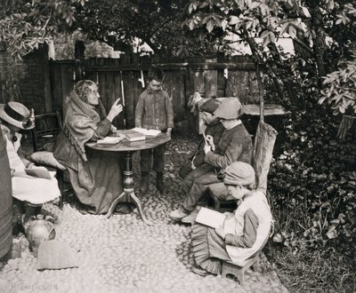 Een dameschool, 1887 door Peter Henry Emerson
