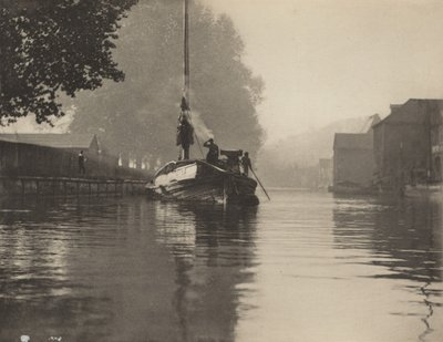 Een Mistige Ochtend in Norwich door Peter Henry Emerson