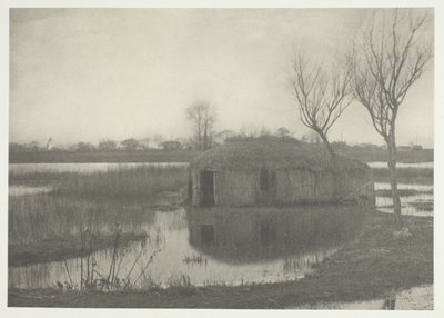Een rieten boothuis door Peter Henry Emerson