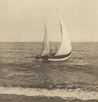 Een Suffolk Garnaalvisser die "afgaat" door Peter Henry Emerson