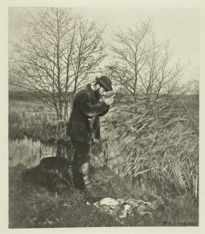 Bij de Covert Corner (Norfolk) door Peter Henry Emerson