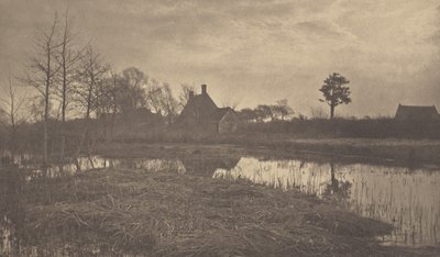 Avond door Peter Henry Emerson