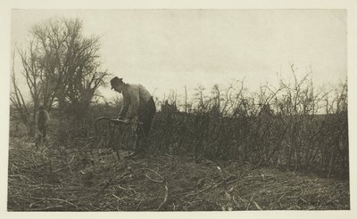 Schermen in Suffolk door Peter Henry Emerson