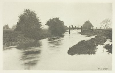 Loopbrug bij Tottenham door Peter Henry Emerson