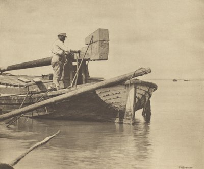 [Mending the Wherry]. door Peter Henry Emerson