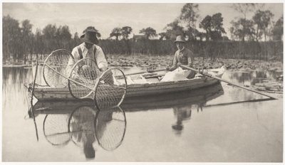 Een boognet plaatsen door Peter Henry Emerson