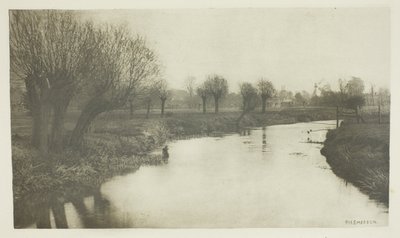 Stanstead vanaf de Lea door Peter Henry Emerson