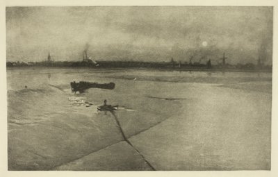 Het laatste van de eb-Great Yarmouth vanaf Breydon door Peter Henry Emerson