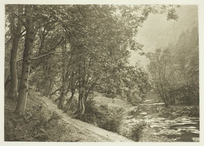 Het pad over de eerste heuvel, Dove Dale door Peter Henry Emerson