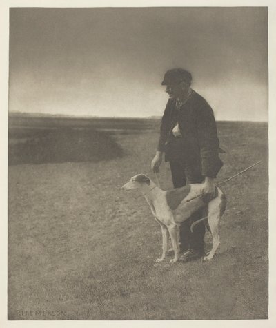 De stroper - Een haas in zicht, (Suffolk) door Peter Henry Emerson