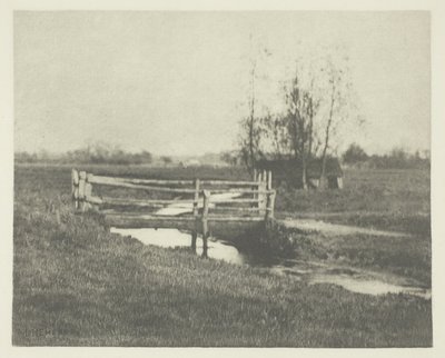 Waar de dijk kronkelt (Norfolk) door Peter Henry Emerson