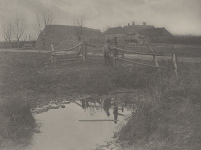 Een moerasboerderij door Peter Henry Emerson and T.F. Goodall
