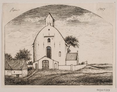 Bjernede kerk door Peter Herman Rasmussen