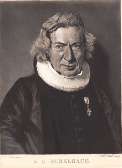 A. G. Rudelbach door Peter Vilhelm Ilsted