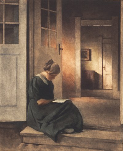 De tuinpoort door Peter Vilhelm Ilsted
