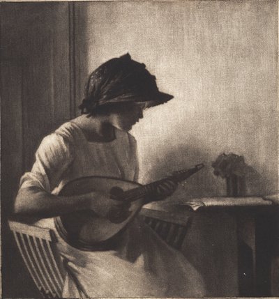 De mandolinespeler door Peter Vilhelm Ilsted