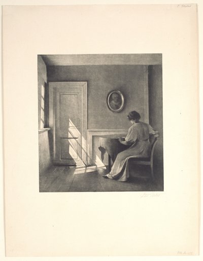 Zonneschijn op een Deur door Peter Vilhelm Ilsted