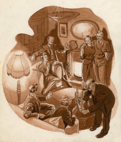 Huishoudelijke scène uit de jaren 1950 door Peter Jackson