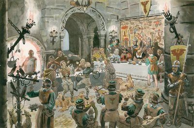 Middeleeuws banket door Peter Jackson