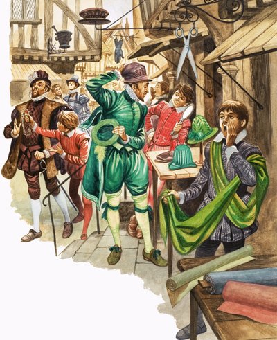 Er Was Eens... markt- en straathandelaren in de Tudor-tijd door Peter Jackson