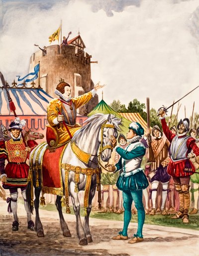 Koningin Elizabeth I houdt haar Armada-toespraak door Peter Jackson